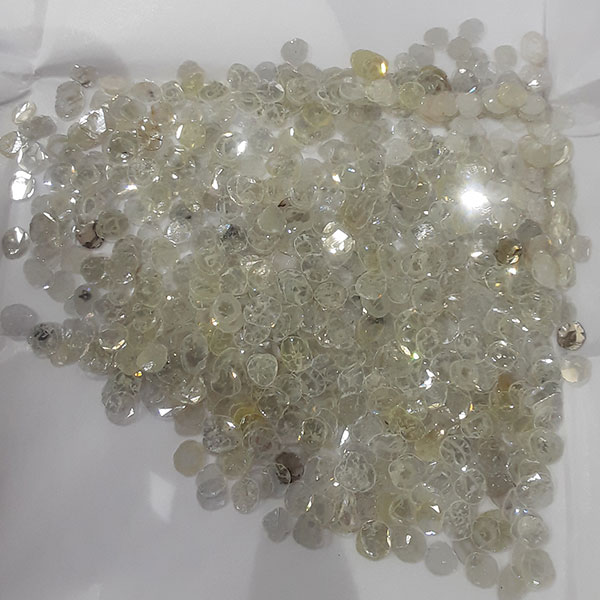 Polki diamond after boiling