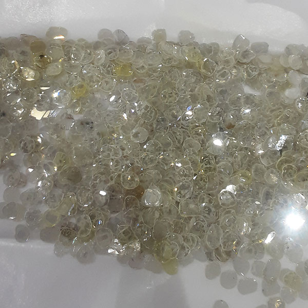 Polki diamond after boiling