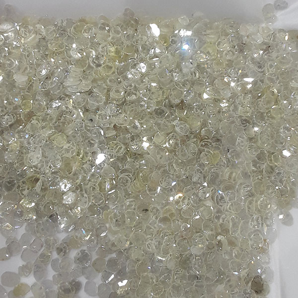 Polki diamond after boiling