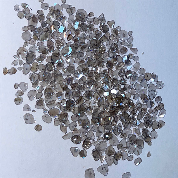 Polki diamond before boiling