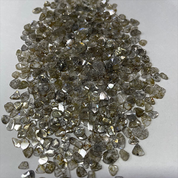 Polki diamond before boiling