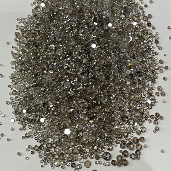 Polki diamond before boiling