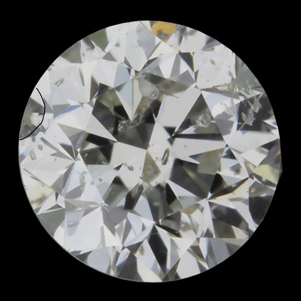Rough diamond after boiling