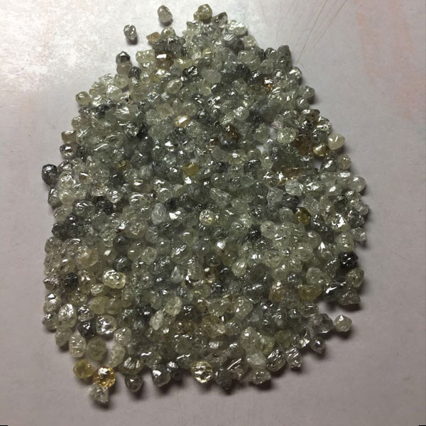 Rough diamond after boiling